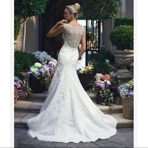 Casablanca Bridal Wedding Dress Size 12